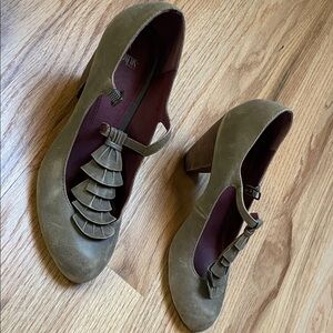 Anthropologie mary Jane Heeled Shoes